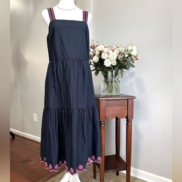 J.Crew Factory Tiered Maxi Sundress - Picture 1 of 9